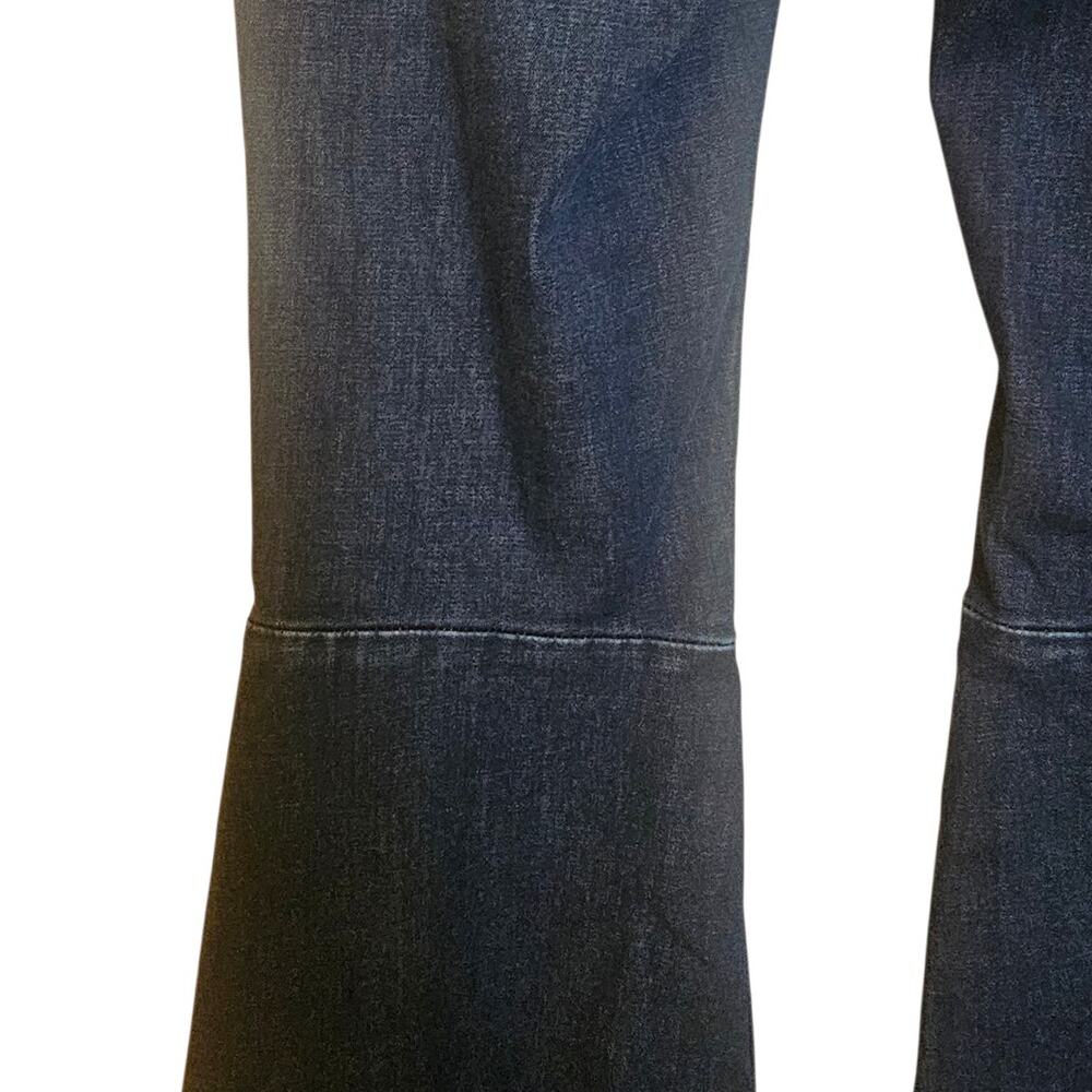 Free People Penny Elastic Waist Size 27 Pull On Bell Bottom Flare Jeans - Picture 4 of 7